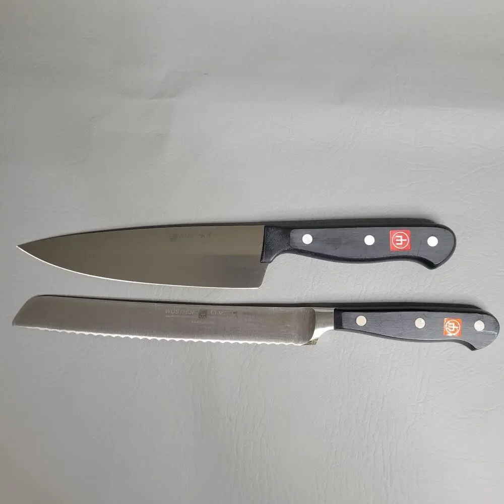 Wustof Knives 7-4050 Pairing 4013 4033 4043 Bread 4149 Chef 4562 Germany Solange